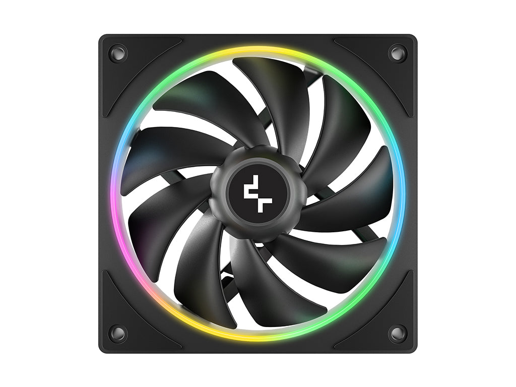 Ventilator za ohišje DeepCool FL12 SE ARGB PWM 120mm, črn