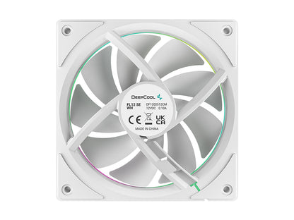 Ventilator za ohišje DeepCool FL12 SE 3-IN-1 WH ARGB PWM 120mm, 3 Pack, bel