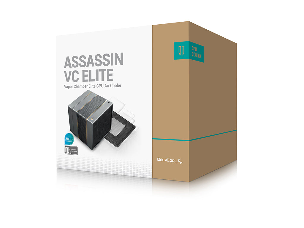 Hladilnik za procesor DeepCool ASSASSIN VC ELITE, 140mm, črn