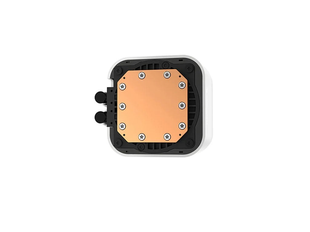 Komplet za tekočinsko hlajenje AIO Liquid Cooler DeepCool LQ360 ULTRA WH, 360mm, LCD, ARGB, bel