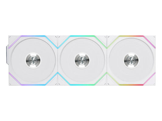 Ventilator za ohišje Lian Li UNI FAN TL Wireless 120 Reverse ARGB PWM 120mm, 3 Pack + Kontroler, bel