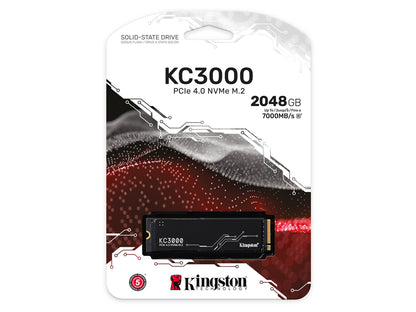 SSD 2TB M.2 80mm PCI-e 4.0 x4 NVMe, Kingston KC3000 (SKC3000D/2048G)