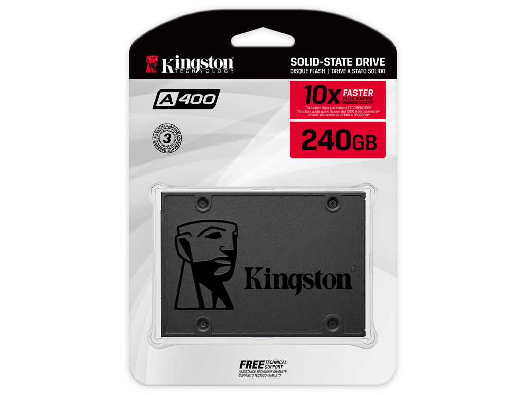SSD 240GB 2.5'' SATA3, 7mm, Kingston A400 (SA400S37/240G)