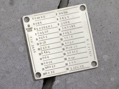 Stamp Seed Deluxe komplet za žigosanje, 24 besedni