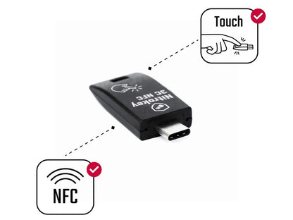 Varnostni ključ Nitrokey 3C NFC, USB-C