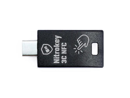 Varnostni ključ Nitrokey 3C NFC, USB-C