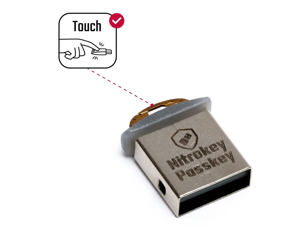Varnostni ključ Nitrokey Passkey, USB-A