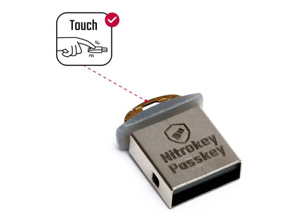 Varnostni ključ Nitrokey Passkey, USB-A