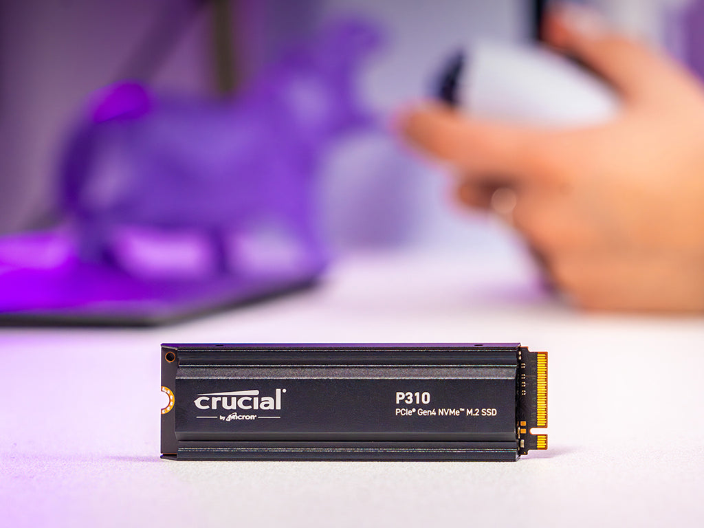 SSD 1TB M.2 80mm PCI-e 4.0 x4 NVMe, CRUCIAL P310 Heatsink (CT1000P310SSD5)