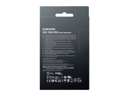 SSD 8TB M.2 80mm PCI-e 5.0 x4 NVMe 2.0, V-NAND, Samsung 9100 PRO HeatSink (MZ-VAP8T0CW)
