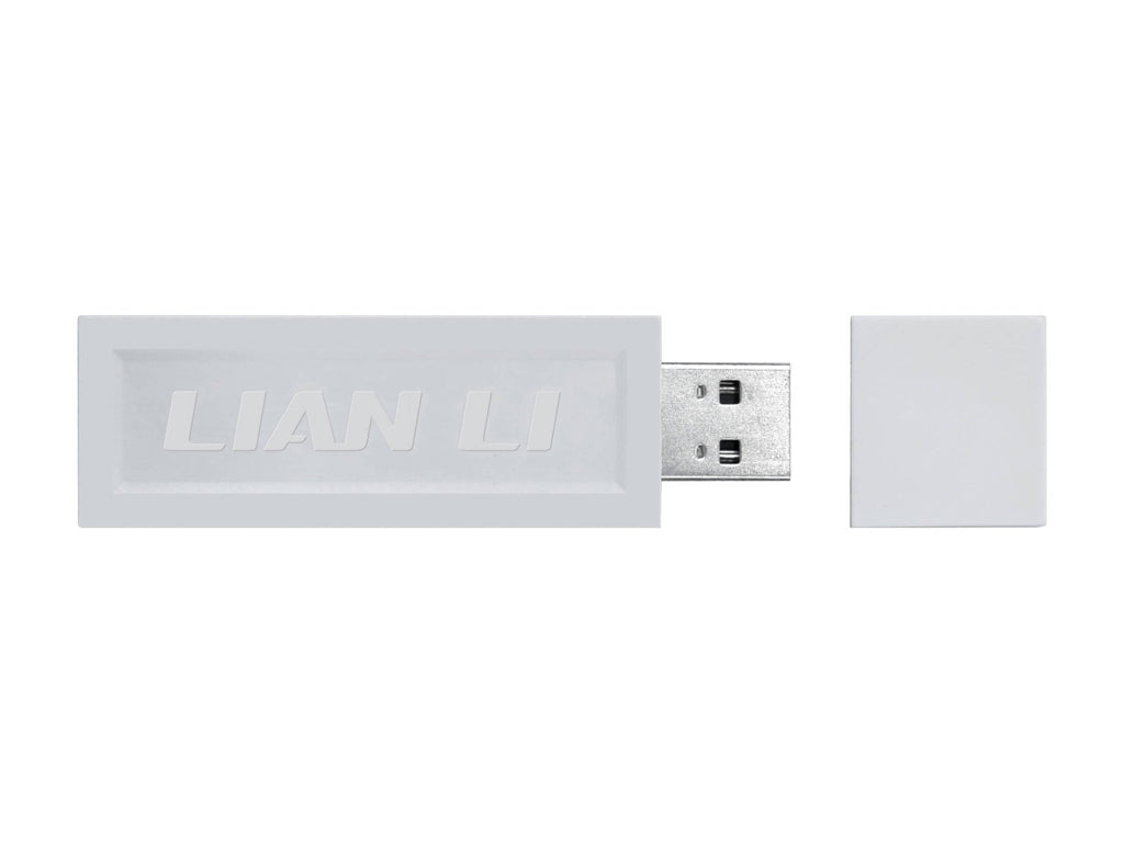 Ventilator za ohišje Lian Li UNI FAN TL Wireless LCD 120 Reverse Blade ARGB PWM 120mm, 3 Pack + Kontroler, bel