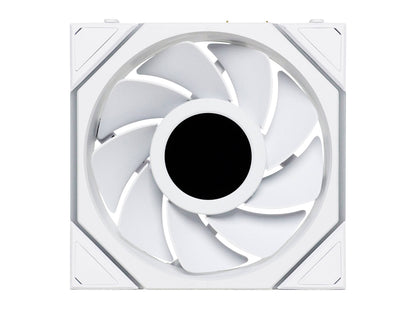 Ventilator za ohišje Lian Li UNI FAN TL Wireless LCD 120 Reverse Blade ARGB PWM 120mm, 3 Pack + Kontroler, bel