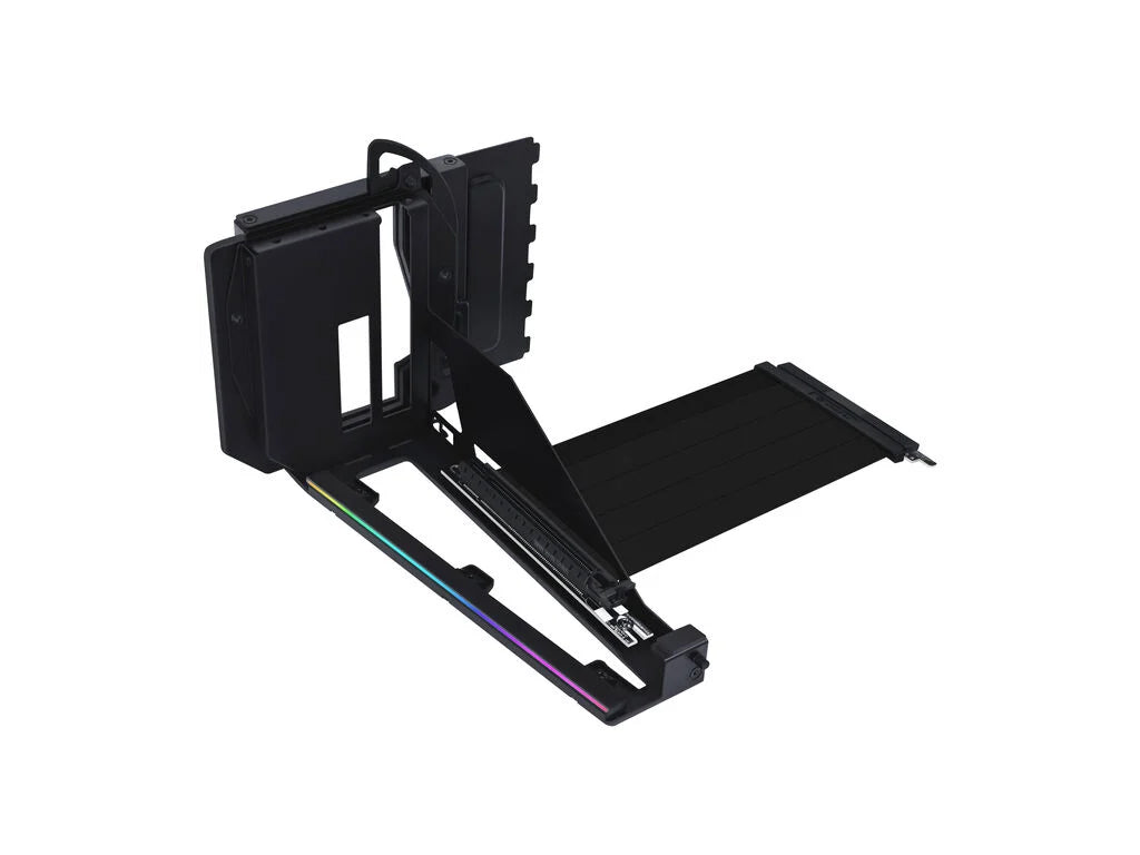 Univerzalni vertikalni nosilec grafične kartice Lian Li GPU Bracket Kit V4, 4 reže, PCIe 5.0, črn