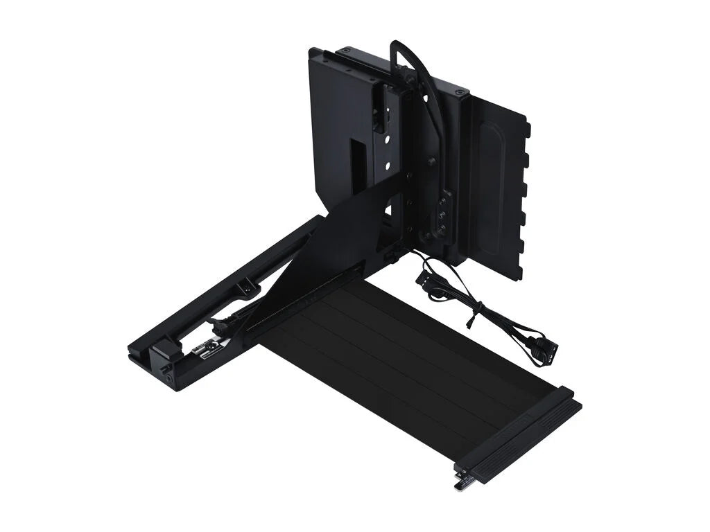 Univerzalni vertikalni nosilec grafične kartice Lian Li GPU Bracket Kit V4, 4 reže, PCIe 5.0, črn