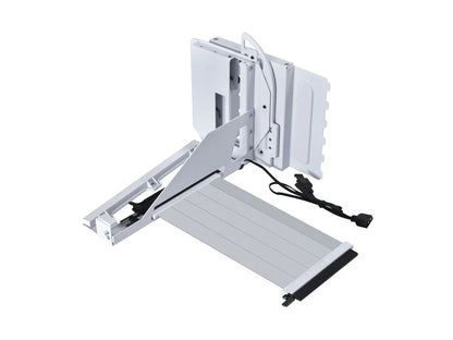 Univerzalni vertikalni nosilec grafične kartice Lian Li GPU Bracket Kit V4, 4 reže, PCIe 5.0, white