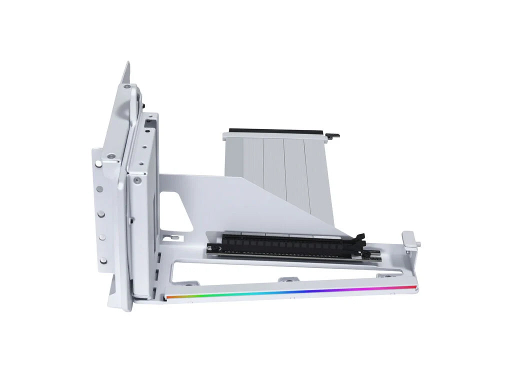 Univerzalni vertikalni nosilec grafične kartice Lian Li GPU Bracket Kit V4, 4 reže, PCIe 5.0, white