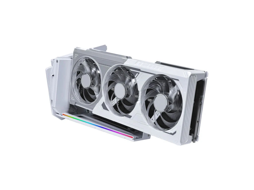 Univerzalni vertikalni nosilec grafične kartice Lian Li GPU Bracket Kit V4, 4 reže, PCIe 5.0, white