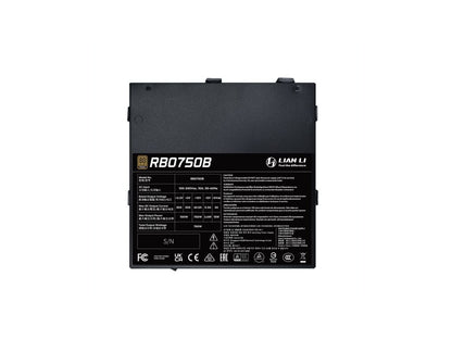 Napajalnik ATX Lian Li RB 750W, 80PLUS Bronze, PCIe 5.1, ATX 3.1, S.Mod., črn, RB0750