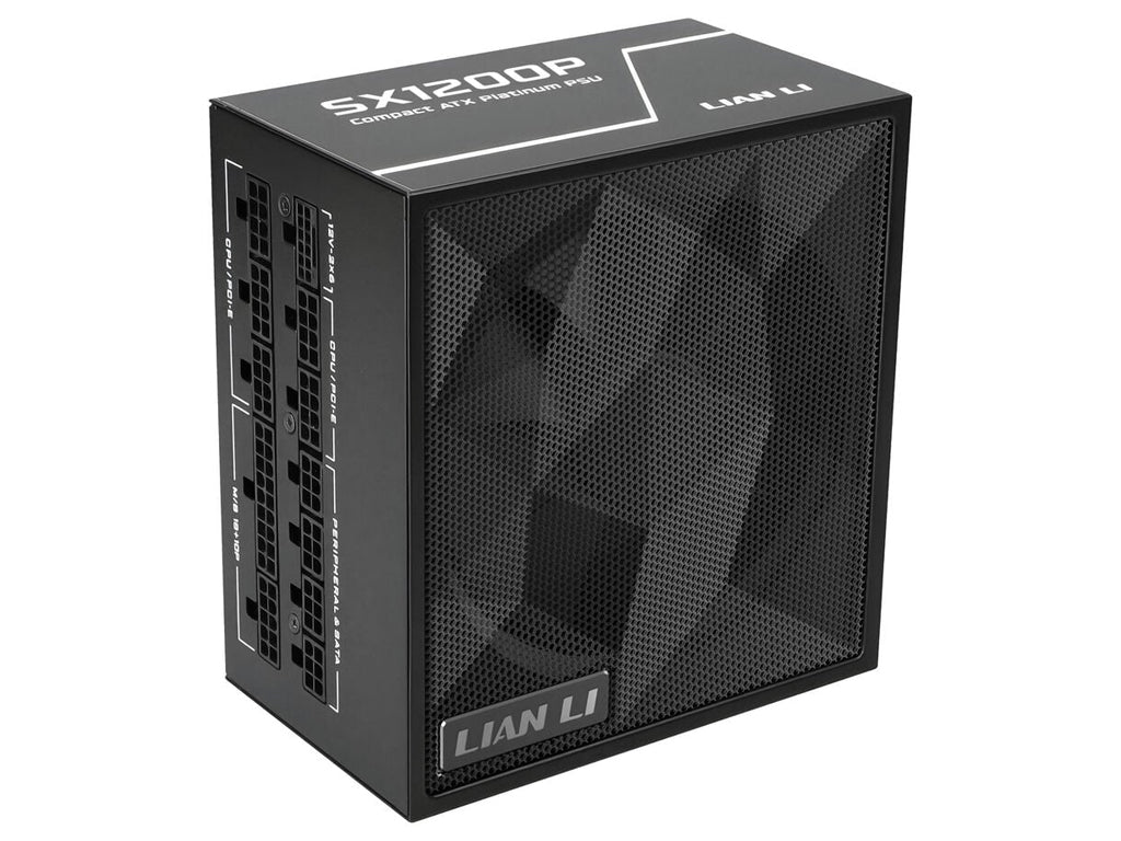 Napajalnik ATX Lian Li SX 1200W, 80PLUS Platinum, PCIe 5.1, ATX 3.1, Modularen, črn SX1200P