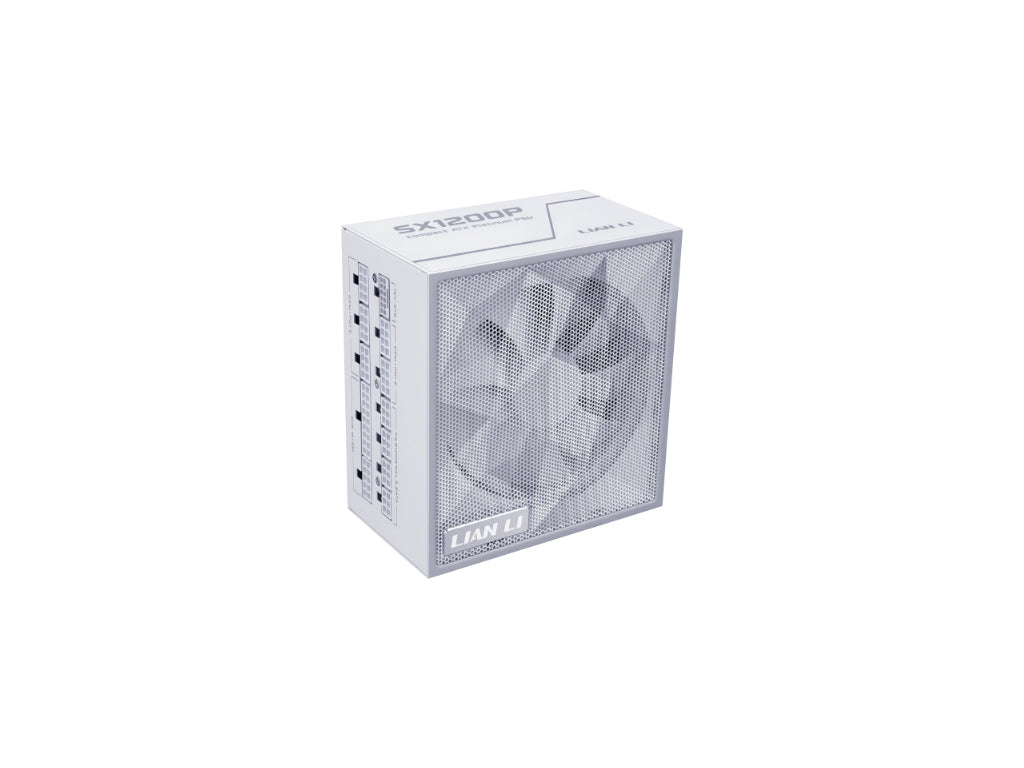 Napajalnik ATX Lian Li SX 1200W, 80PLUS Platinum, PCIe 5.1, ATX 3.1, Modularni, bel, SX1200P