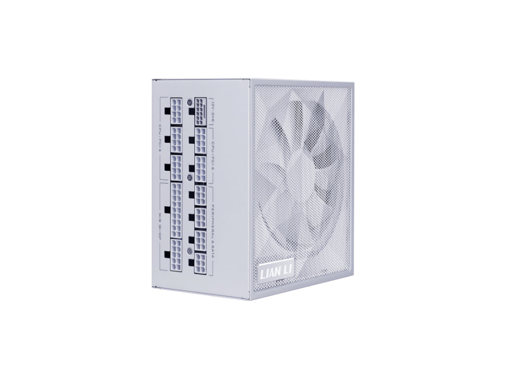 Napajalnik ATX Lian Li SX 1200W, 80PLUS Platinum, PCIe 5.1, ATX 3.1, Modularni, bel, SX1200P