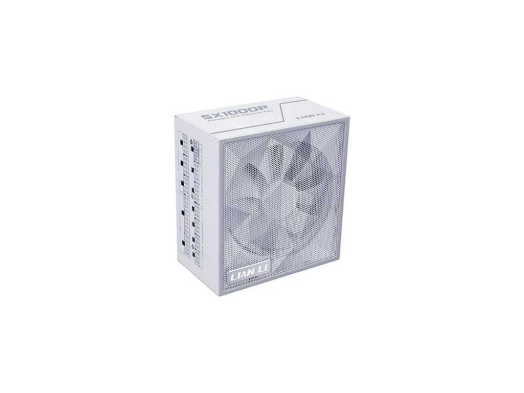 Napajalnik ATX Lian Li SX 1000W, 80PLUS Platinum, PCIe 5.1, ATX 3.1, Modularni, bel, SX1000P