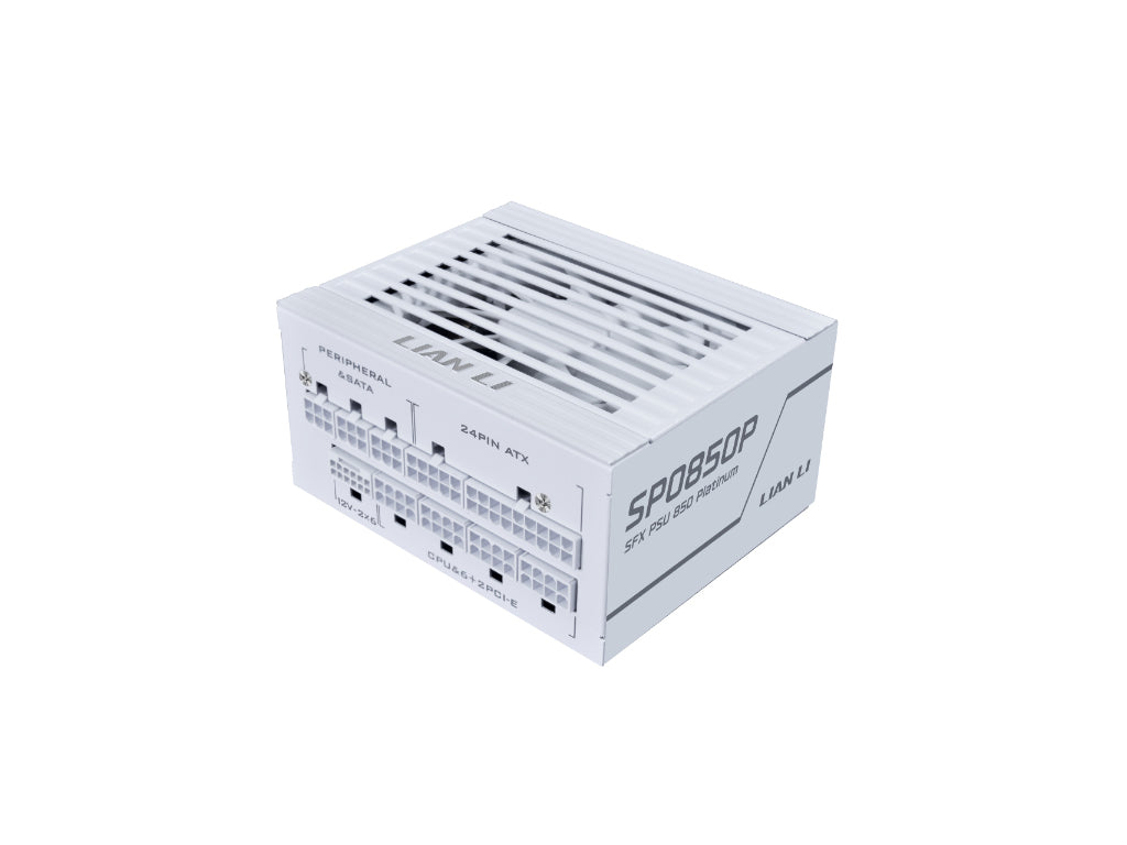 Napajalnik SFX Lian Li SP Platinum 850W, 80 PLUS Platinum, Modular, bel, SP0850P