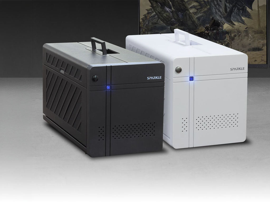 Zunanje ohišje za grafično kartico Sparkle Studio-G 850 Ultra, 850W, eGPU, Thunderbolt 5, črno