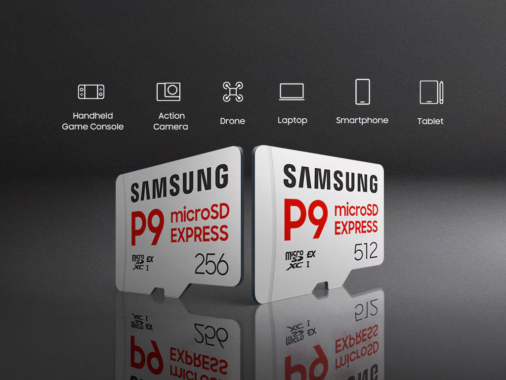 Spominska kartica Micro SDXC Express 7.1, 512GB, Samsung P9 Express, 800MB/s, MB-MK512T/WW