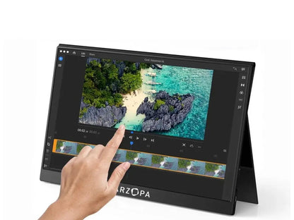Prenosni monitor 15.6'' (40 cm) FullHD IPS 60Hz, Touch, mHDMI, USB-C, zvočniki, ARZOPA A1T