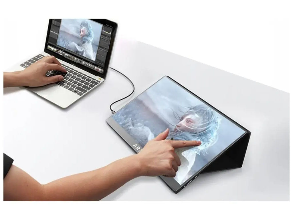 Prenosni monitor 15.6'' (40 cm) FullHD IPS 60Hz, Touch, mHDMI, USB-C, zvočniki, ARZOPA A1T