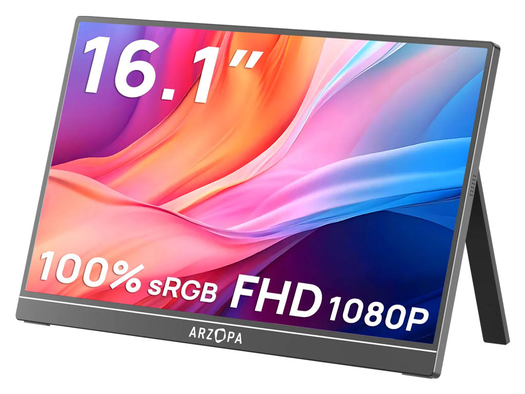 Prenosni monitor 16.1'' (41 cm) FullHD IPS 60Hz, mHDMI, USB-C, zvočniki, ARZOPA Z1C