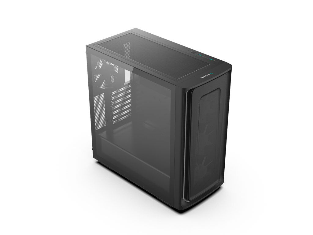 Računalniško ohišje DeepCool CG540 MESH, ATX, ARGB, Midi-Tower, Kaljeno steklo, črno