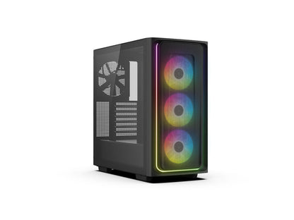 Računalniško ohišje DeepCool CG540 MESH, ATX, ARGB, Midi-Tower, Kaljeno steklo, črno