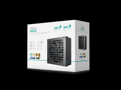 Napajalnik ATX Gamer Storm by DeepCool PQ650G, 650W, Modularen, ATX 3.1, 12V-2×6, 80PLUS Gold