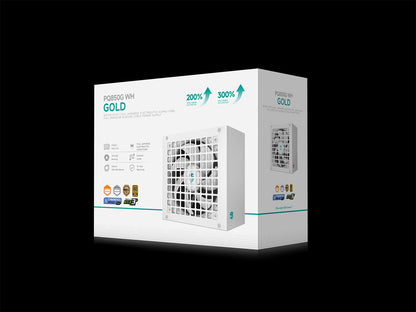 Napajalnik ATX Gamer Storm by DeepCool PQ850G WH, 850W, Modularen, ATX 3.1, 12V-2×6, 80PLUS Gold, bel