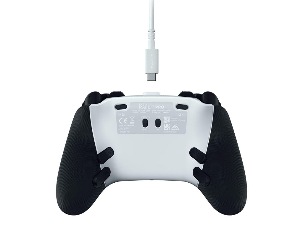 Igralni plošček pad Razer Raiju V3 Pro, PS5, PC, bel