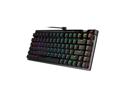 Tipkovnica ASUS ROG Falchion Ace 75 HE, ROG HFX V2 Mag Analog, RGB, USB, črna, US