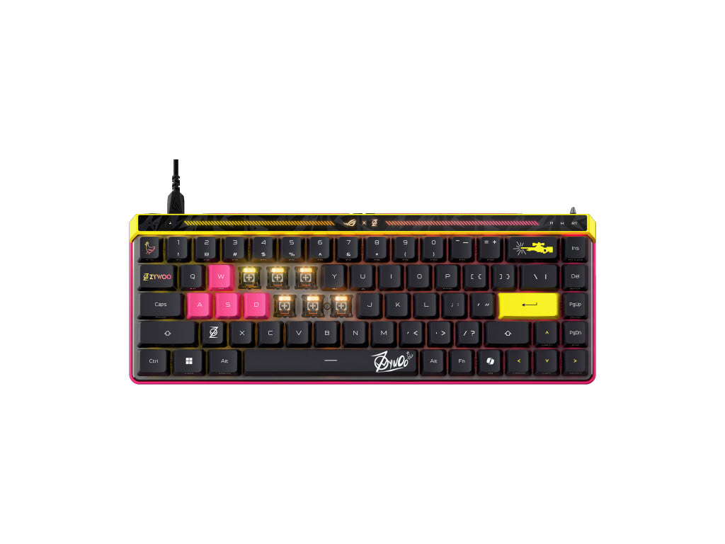 Tipkovnica ASUS ROG Falchion Ace HFX ZywOo, ROG HFX Magnetic Analog, RGB, USB, US