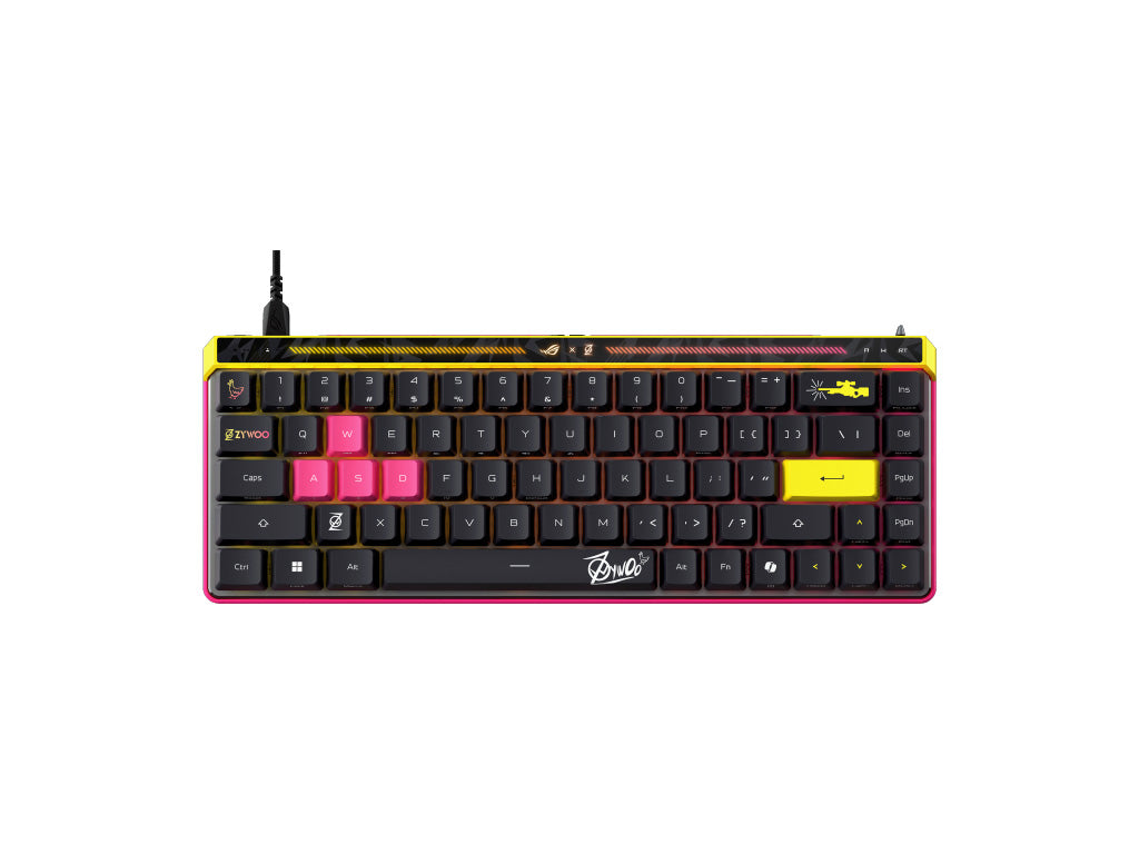 Tipkovnica ASUS ROG Falchion Ace HFX ZywOo, ROG HFX Magnetic Analog, RGB, USB, US