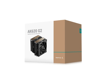 Hladilnik za procesor DeepCool AK620 G2, 2x 120mm, črn