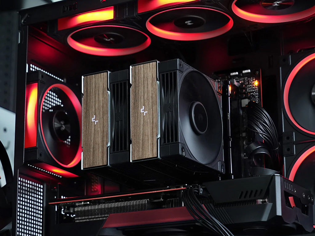 Hladilnik za procesor DeepCool AK620 G2, 2x 120mm, črn