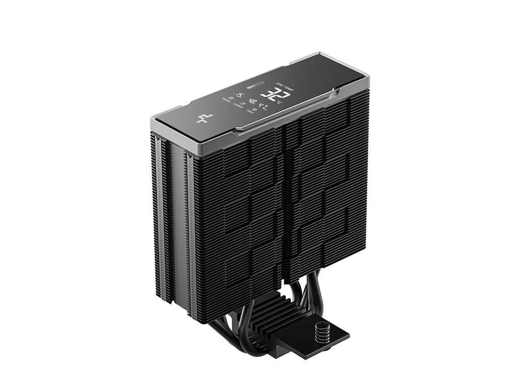 Hladilnik za procesor DeepCool AK400 G2 DIGITAL NYX, 120mm, LCD, črn
