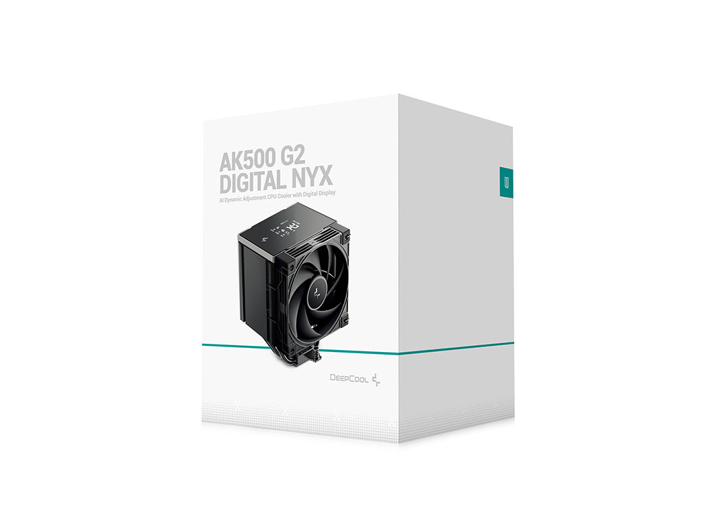 Hladilnik za procesor DeepCool AK500 G2 DIGITAL NYX, 120mm, LCD, črn