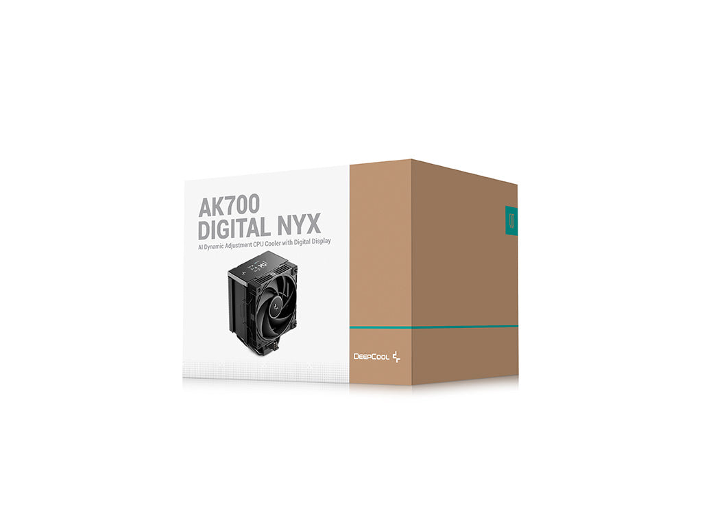 Hladilnik za procesor DeepCool AK700 DIGITAL NYX, 120mm, LCD, črn