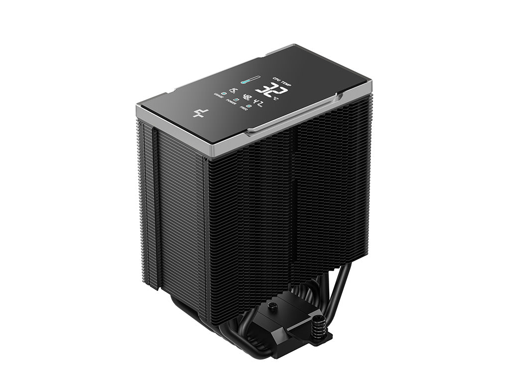 Hladilnik za procesor DeepCool AK700 DIGITAL NYX, 120mm, LCD, črn