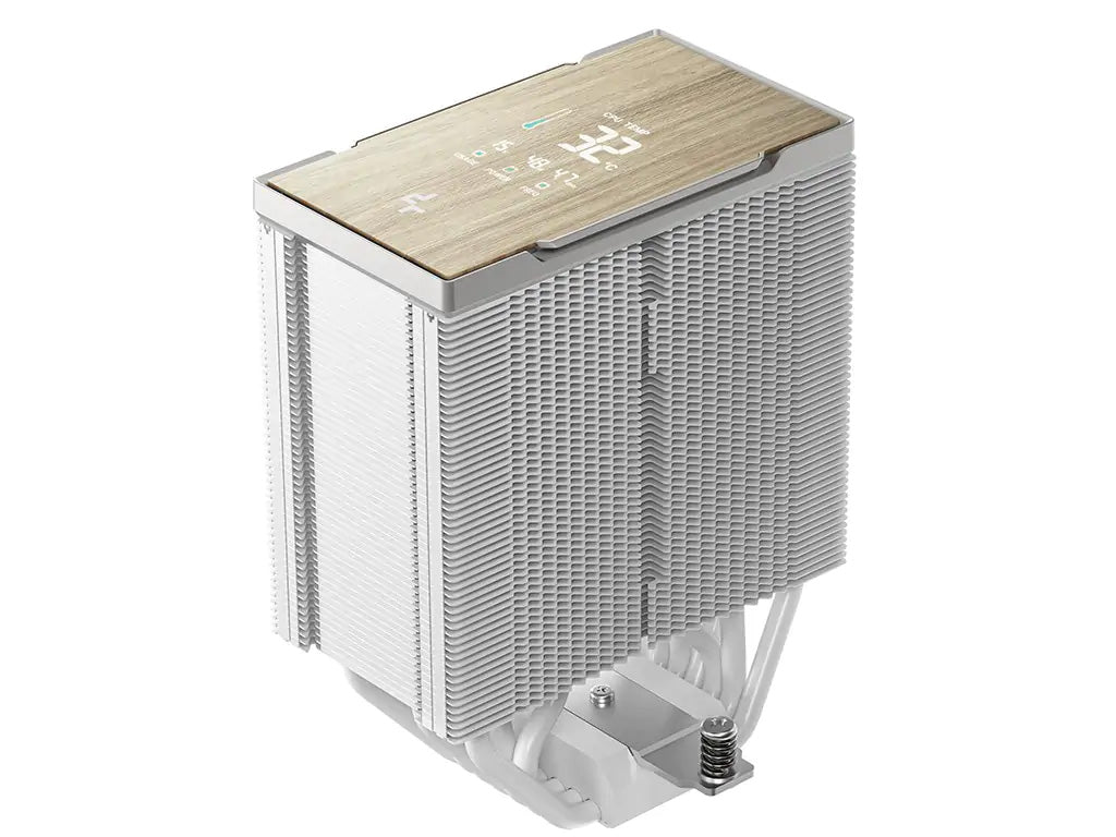 Hladilnik za procesor DeepCool AK700 DIGITAL WH, 120mm, LCD, bel