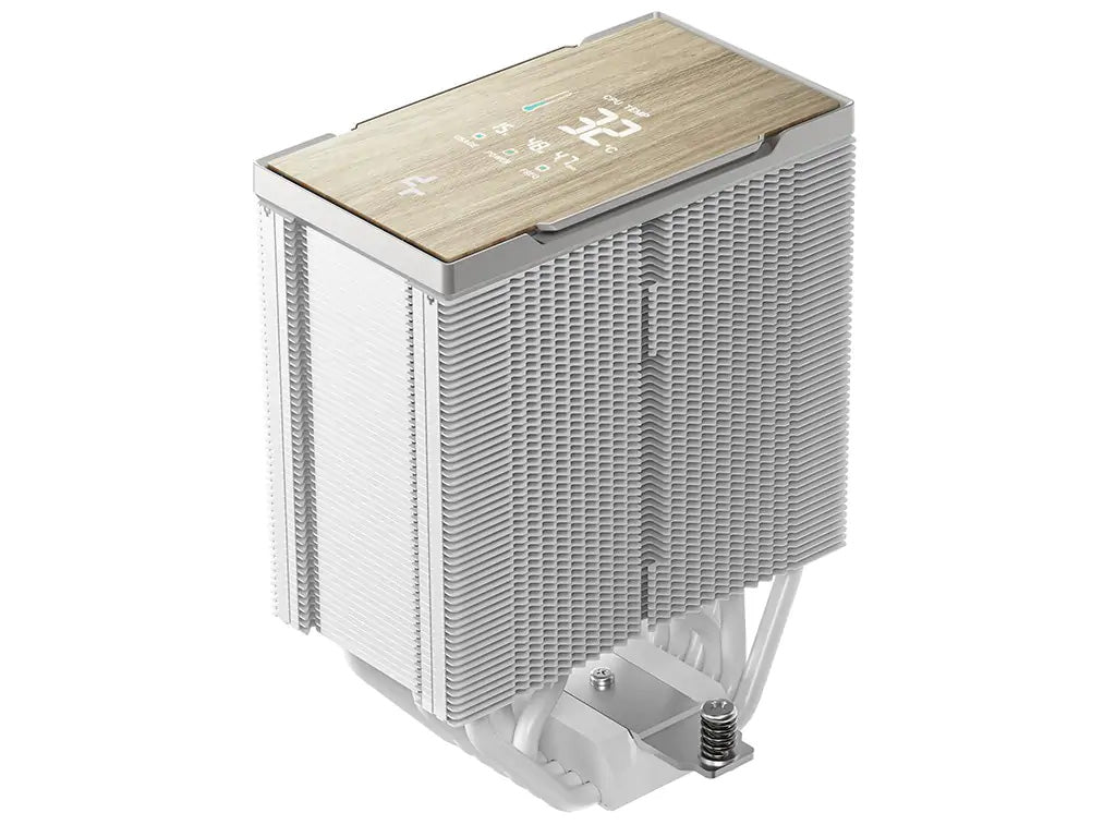 Hladilnik za procesor DeepCool AK700 DIGITAL WH, 120mm, LCD, bel