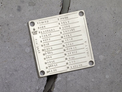 Stamp Seed Basic komplet za žigosanje, 24 besedni, brez kladiva