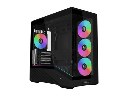 Računalniško ohišje Lian Li Vector V100 MINI, Micro-ATX, kaljeno steklo, črno